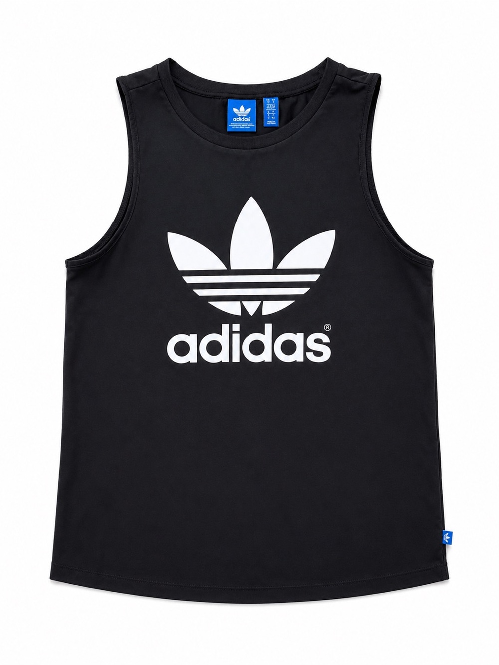 Adidas Originals Trefoil Logo Tank Top Black Size Small